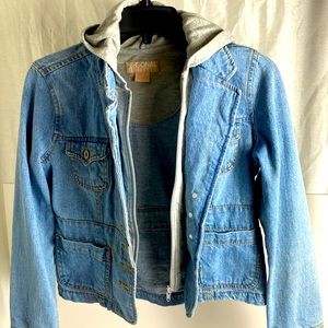 Personal Identity 100% Cotton Hoodie Denim Jacket